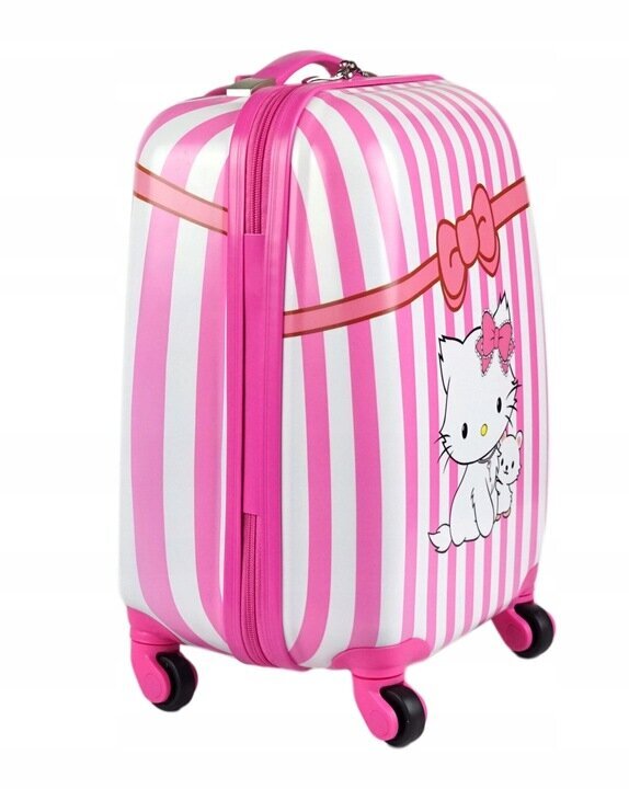 Vaikiškas lagaminas Sunbag, S, rožinis kaina ir informacija | Lagaminai, kelioniniai krepšiai | pigu.lt