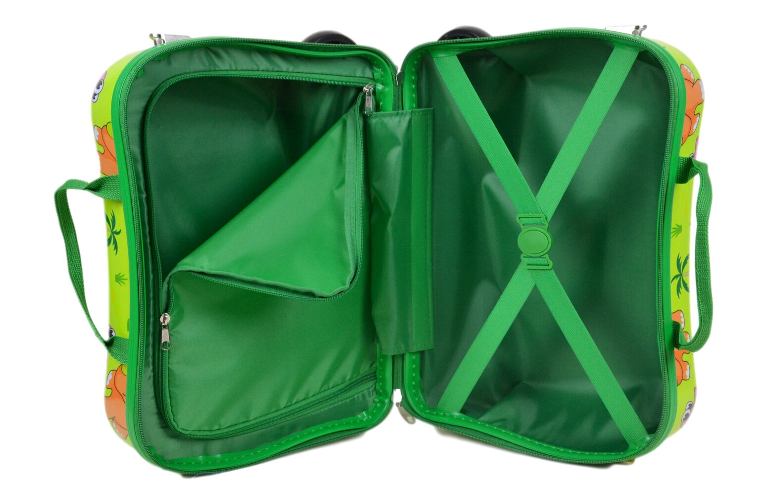 Vaikiškas lagaminas Sunbag, S, žalias kaina ir informacija | Lagaminai, kelioniniai krepšiai | pigu.lt