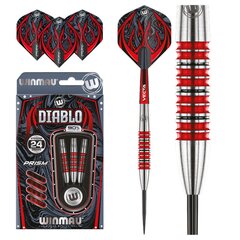 Strėlytės Winmau Diablo, 24g, raudonos/sidabrinės kaina ir informacija | Smiginis | pigu.lt