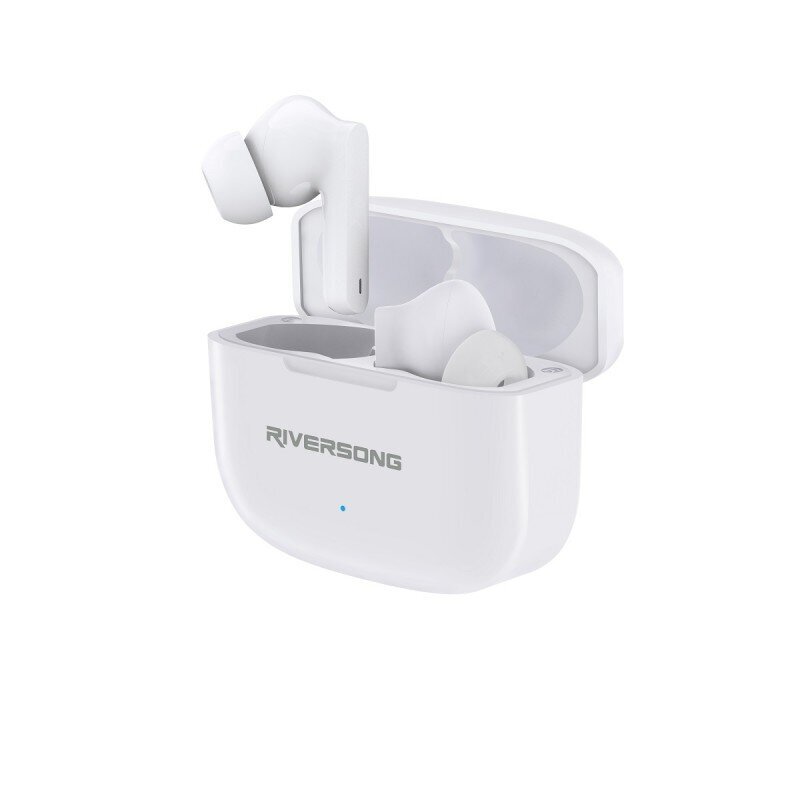 Riversong Bluetooth AirFly L6 TWS baltos EA221 kaina ir informacija | Ausinės | pigu.lt