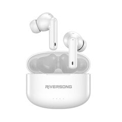 Riversong Bluetooth earphones AirFly L8 TWS white EA226 цена и информация | Наушники | pigu.lt