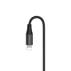 Riversong cable Alpha S USB - Lightning 1,0m 2,4A black CL32 цена и информация | Кабели для телефонов | pigu.lt