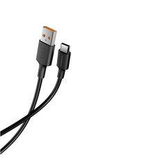 Riversong kabelis Zeta USB - USB-C 1,0m 2,4A juodas CT118 цена и информация | Кабели для телефонов | pigu.lt