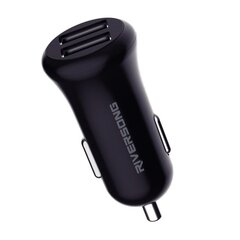 Riversong car charger Safari P5 2x USB- 3,1A black CC41C цена и информация | Зарядные устройства для телефонов | pigu.lt