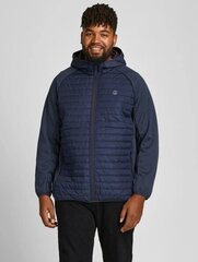 Jack & Jones striukė vyrams 12182318, mėlyna цена и информация | Мужские куртки | pigu.lt