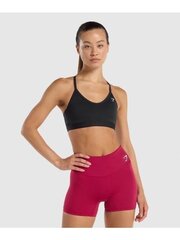 Gymshark sportinė liemenėlė moterims GLSB4748, juoda цена и информация | Спортивная одежда для женщин | pigu.lt