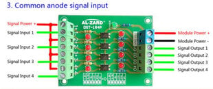 Loginis įtampos keitiklis iš 24V į 5V PLC 4Bit kaina ir informacija | Valdikliai | pigu.lt