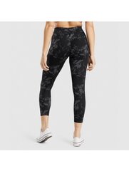 Gymshark tamprės moterims B2A2P-GBD1, juodos цена и информация | Брюки женские Kinga, коричневого цвета | pigu.lt