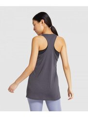 Gymshark marškinėliai moterims GLVT3956, pilki цена и информация | Футболка женская | pigu.lt