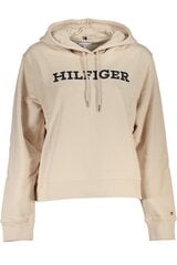 Tommy Hilfiger džemperis moterims WW0WW40296, smėlio spalvos kaina ir informacija | Džemperiai moterims | pigu.lt