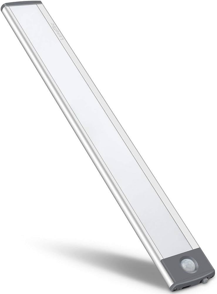 LED judesio jutiklio apšvietimas, sidabrinis korpusas цена и информация | Davikliai, jutikliai | pigu.lt