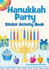 Hanukkah Party Sticker Activity Book цена и информация | Книги для самых маленьких | pigu.lt