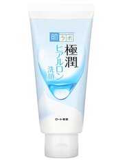 Kрем-пенка для умывания с гиалуроновой кислотой Rohto Hada Labo Gokujyun Super Hyaluronic Acid Hydrating Face Wash 100г (Япония) цена и информация | Средства для очищения лица | pigu.lt