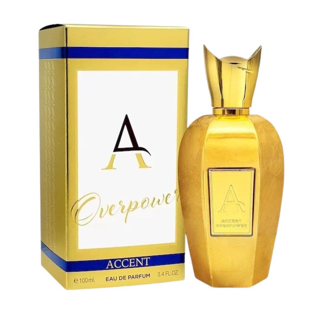 Kvapusis vanduo Fragrance World Accent Overpower EDP moterims/vyrams, 100 ml kaina ir informacija | Kvepalai moterims | pigu.lt