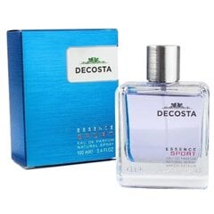 Парфюмированная вода Decosta Essence Sport Fragrance World для мужчин, 100 мл цена и информация | Мужские духи | pigu.lt