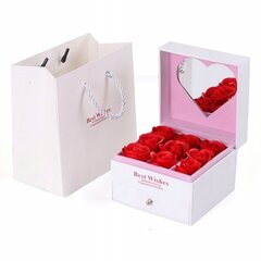 Papuošalų dėžutė Raudonos rožės kaina ir informacija | Kitos originalios dovanos | pigu.lt