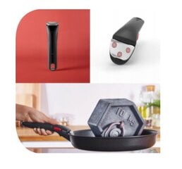 Tefal puodų ir keptuvių rinkinys Ingenio Easy Cook'N Clean L1579102, 10 dalių цена и информация | Кастрюли, скороварки | pigu.lt