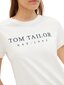 Tom Tailor moteriški marškinėliai, balti цена и информация | Marškinėliai moterims | pigu.lt