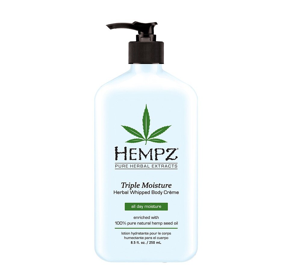 Intensyviai drėkinantis kūno kremas Triple Moisture Hempz, 250 ml цена и информация | Kūno kremai, losjonai | pigu.lt