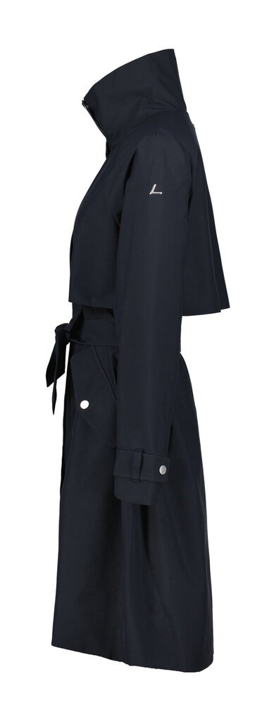 Luhta moteriškas pavasario-rudens paltas HUHTASUO, tamsiai mėlynas цена и информация | Paltai moterims | pigu.lt