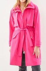 Luhta moteriškas pavasario-rudens paltas HUHTASUO, fuksija kaina ir informacija | Paltai moterims | pigu.lt