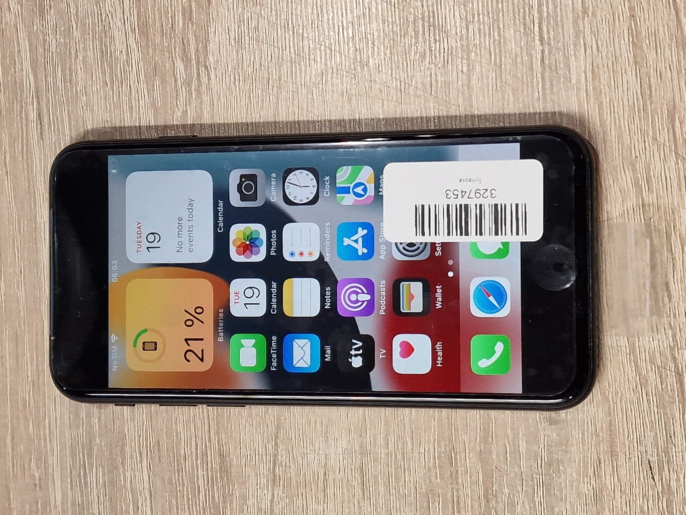 Prekė su pažeidimu. Apple iPhone SE 2020 (Atnaujintas), 64 GB Black kaina ir informacija | Prekės su pažeidimu | pigu.lt