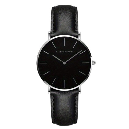 Hannah Martin moteriškas laikrodis, juodas kaina ir informacija | Moteriški laikrodžiai | pigu.lt
