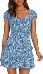 Женское платье Ybenlover, синее цена и информация | Платья | pigu.lt