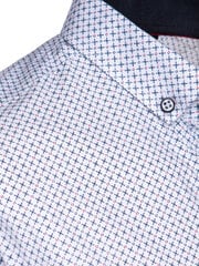 Marškiniai vyrams DX2563-53309, balti цена и информация | Мужские рубашки | pigu.lt