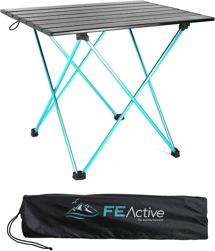 Sulankstomas lauko staliukas FE active, pilkas kaina ir informacija | Lauko stalai, staliukai | pigu.lt