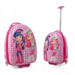 Vaikiškas lagaminas Mergaitės, S, rožinis цена и информация | Чемоданы, дорожные сумки  | pigu.lt