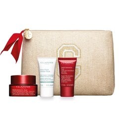 Rinkinys Clarins Multi-Intensive Box moterims: dieninis kremas, 50 ml + naktinis kremas, 15 ml + kaukė, 15 ml + kosmetinė kaina ir informacija | Veido kremai | pigu.lt