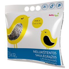 Pauksčių lesalas saulėgrąžos Baltic Agro, 3 kg цена и информация | Корм для птиц | pigu.lt