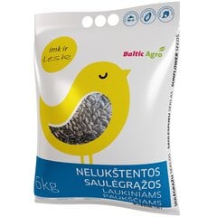 Pauksčių lesalas saulėgrąžos Baltic Agro, 6 kg цена и информация | Корм для птиц | pigu.lt