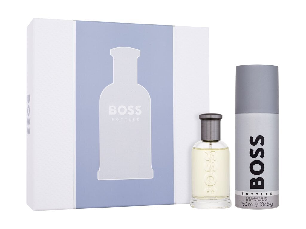 Rinkinys Hugo Boss Boss Bottled vyrams: EDT, 50 ml + Dezodorantas, 150 ml цена и информация | Kvepalai vyrams | pigu.lt