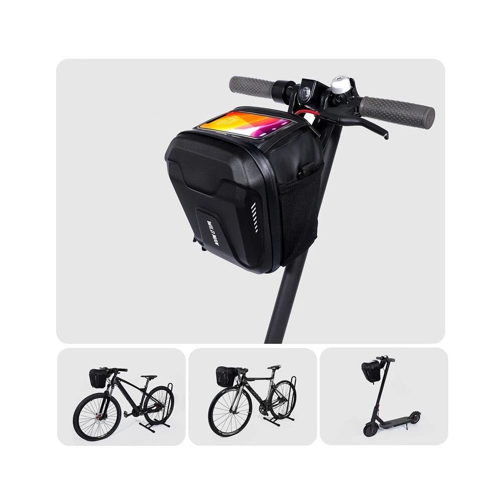 Dviračio krepšys Wildman, juodas kaina ir informacija | Kiti dviračių priedai ir aksesuarai | pigu.lt