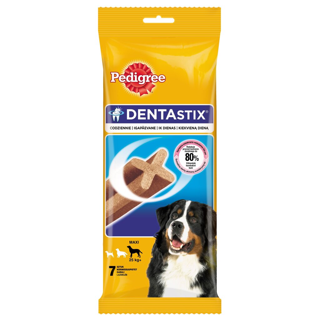 Pedigree Denta Stix kramtalai didelių veislių šunims, 7 vnt. цена и информация | Skanėstai šunims | pigu.lt