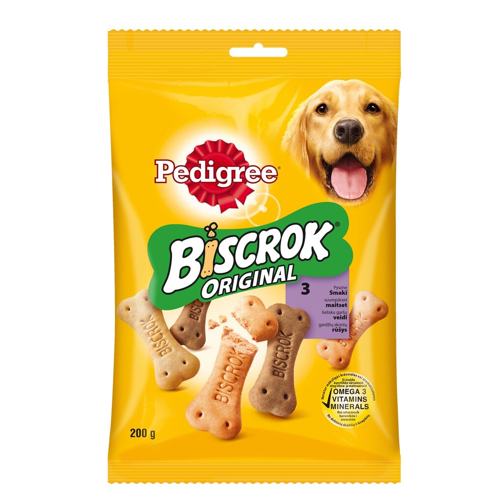 PEDIGREE Multi Biscrok skanėstai šunims 200 g цена и информация | Skanėstai šunims | pigu.lt