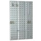 Įrankių siena Metalinė 39x59cm laikymo sistema su įrankių laikikliais Įrankių kabliukai Pegboard Dirbtuvės Garažas Pegboard Elektriniai įrankiai Pegboard Stiprus Pegboard Pakabinama lentyna Sieninis m kaina ir informacija | Auto reikmenys | pigu.lt