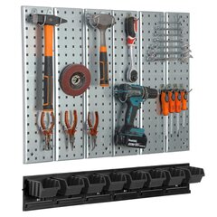 Įrankių sienelė 78x72 Botle Tool Pegboard kaina ir informacija | Įrankių dėžės, laikikliai | pigu.lt