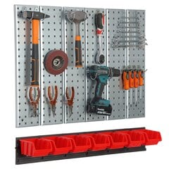 Įrankių sienelė 78x72 Botle Tool Pegboard kaina ir informacija | Įrankių dėžės, laikikliai | pigu.lt