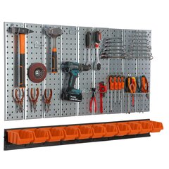 Įrankių sienelė 117x72cm Botle Tool Pegboard kaina ir informacija | Įrankių dėžės, laikikliai | pigu.lt