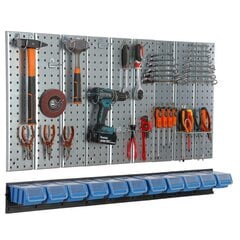 Įrankių sienelė 117x72cm Botle Tool Pegboard kaina ir informacija | Įrankių dėžės, laikikliai | pigu.lt