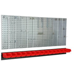 Įrankių sienelė 156x72 Botle Tool Pegboard kaina ir informacija | Įrankių dėžės, laikikliai | pigu.lt