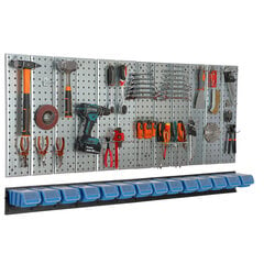 Įrankių sienelė 156x72 Botle Tool Pegboard kaina ir informacija | Įrankių dėžės, laikikliai | pigu.lt