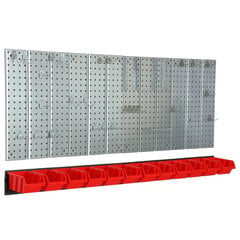 Įrankių sienelė 156x72cm Botle Tool Pegboard kaina ir informacija | Įrankių dėžės, laikikliai | pigu.lt