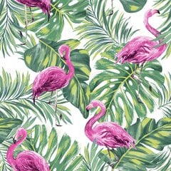 Водонепроницаемая ткань Garden Flamingo, 145 см цена и информация | Ткани | pigu.lt