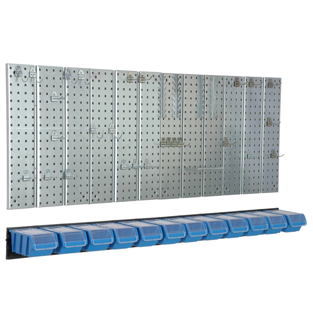 Įrankių sienelė 156x72 Botle Tool Pegboard kaina ir informacija | Įrankių dėžės, laikikliai | pigu.lt