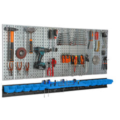 Įrankių sienelė 156x72 Botle Tool Pegboard kaina ir informacija | Įrankių dėžės, laikikliai | pigu.lt