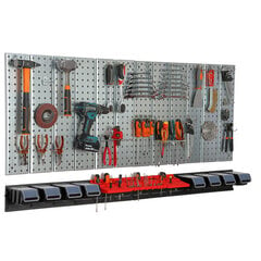 Įrankių sienelė 156x72 Botle Tool Pegboard kaina ir informacija | Įrankių dėžės, laikikliai | pigu.lt